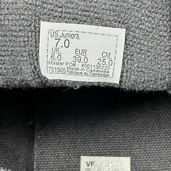 Vans~Boys~SK8-Hi Check Bumper Asphalt Skate Sneakers~Size 7 - Picture 8 of 8